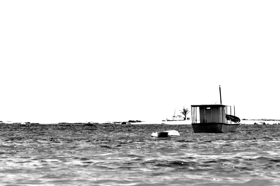 boat on t he ocean photography