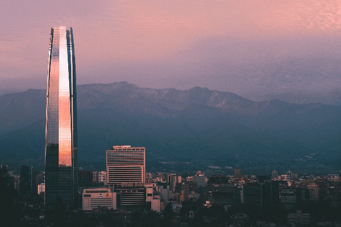 landscape photo of a city skyline at dusk